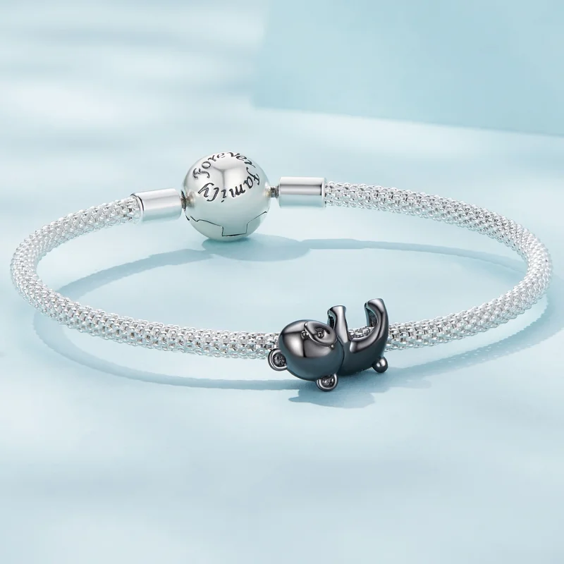 (imagem para) Charm Pequeno Urso Estilo Pandora - SCC2508 - Visualizar 5