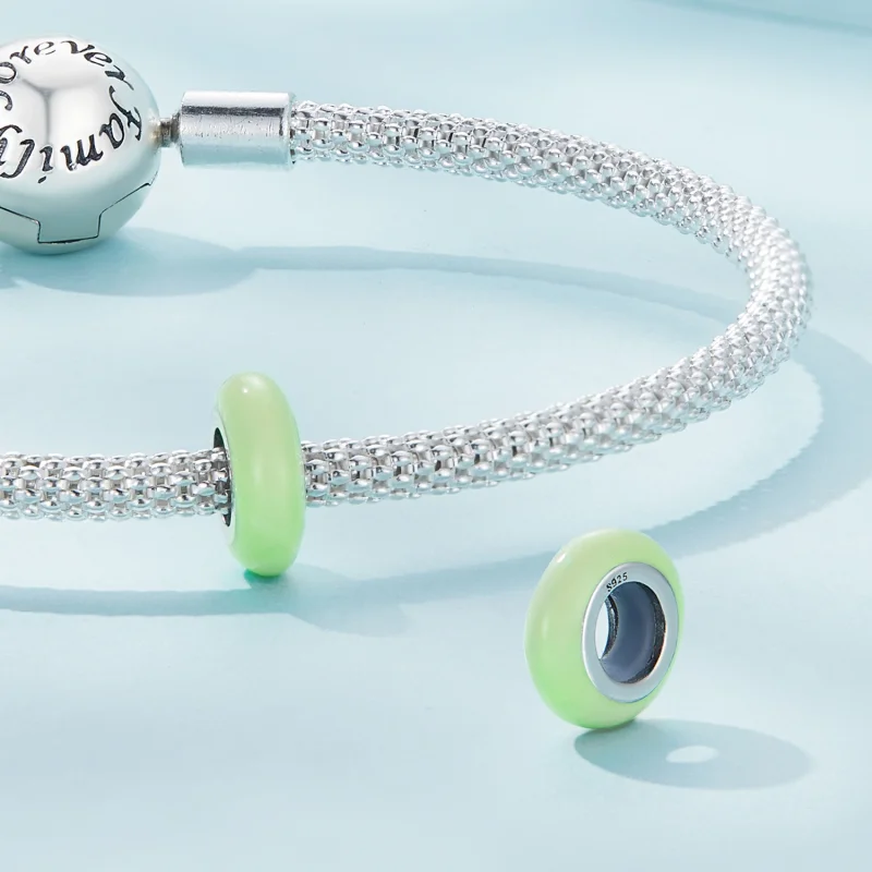 (imagem para) Charm Separador de Silicone Estilo Pandora - SCC1450-LG - Visualizar 4