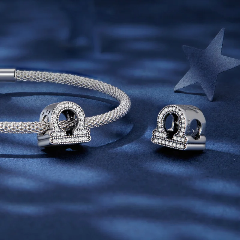 (imagem para) Charm Zodíaco Libra da Sorte Estilo Pandora - SCC2516-7 - Visualizar 4