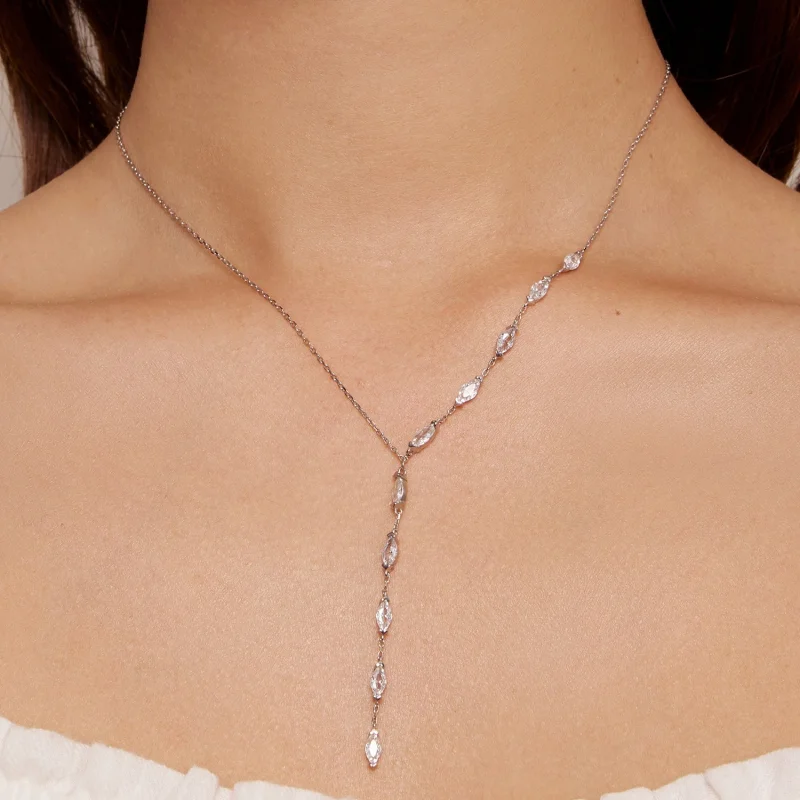 (imagem para) Colar de Corrente em Formato Y Estilo Pandora - BSN330 - Visualizar 7