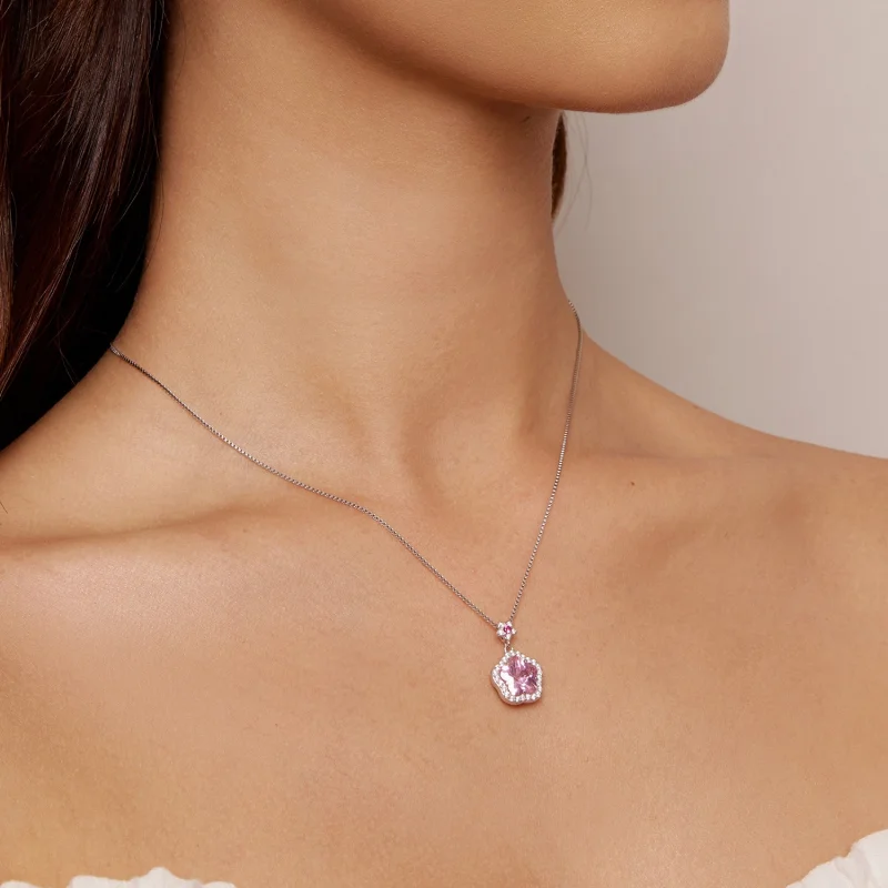 (imagem para) Colar Estilo Pandora com Florinha - BSN329 - Visualizar 5