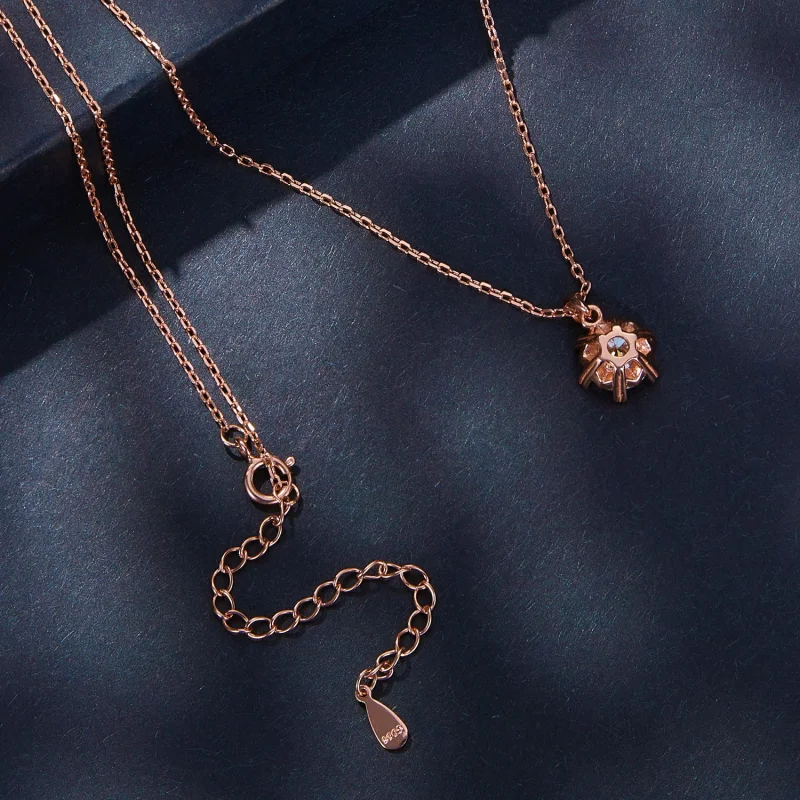 (imagem para) Colar Estilo Pandora com Moissanita de Luxo - MSN006-C - Visualizar 4