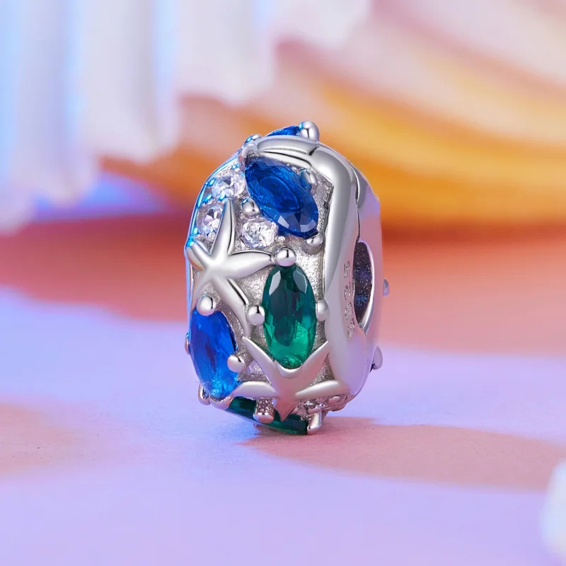 (imagem para) Grampo de Estrela-do-mar Estilo Pandora - BSC847 - Visualizar 3