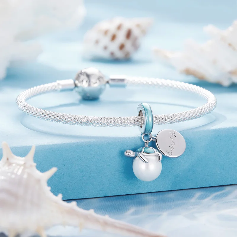 (imagem para) Pingente Charm Estilo Pandora Aproveite a Vida das Tartarugas Marinhas - SCC2506 - Visualizar 3