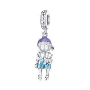 (imagem para) Pingente Charm Menino Estilo Pandora - BSC877