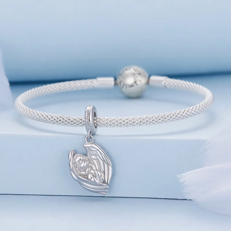 (imagem para) Pingente Charme Anjo Bebê Estilo Pandora - BSC851 - Visualizar 3