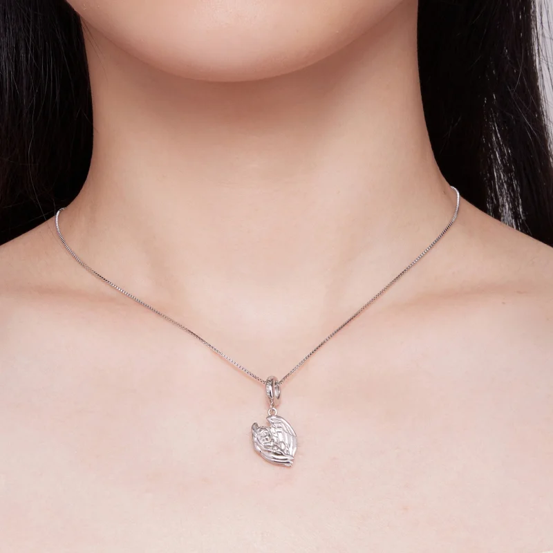 (imagem para) Pingente Charme Anjo Bebê Estilo Pandora - BSC851 - Visualizar 6