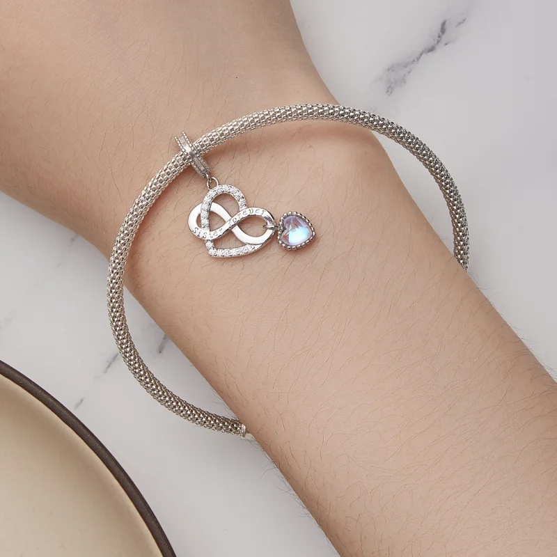 (imagem para) Pingente Coração de Irmã Estilo Pandora - BSC860 - Visualizar 5