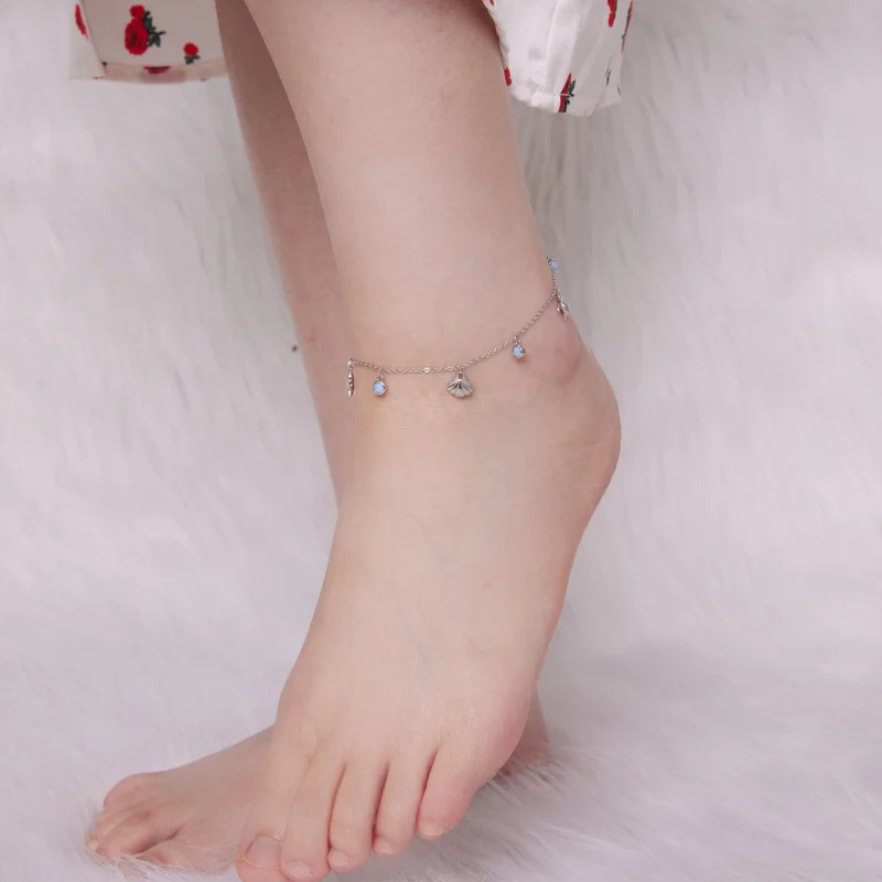 (imagem para) Tornozelira Pandora Style Summer Ocean - BST006 - Visualizar 5