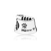 Charm berloques PANDORA Tigela Miau