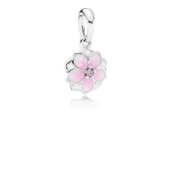 Pingente PANDORA Flor de Magnólia - 792086PCZ  Clique na imagem para fechar