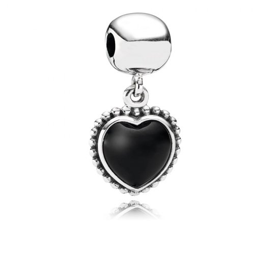Pingente PANDORA Black&White Attraction - 791046ON  Clique na imagem para fechar