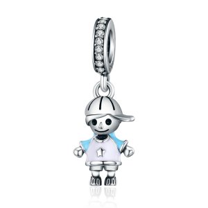 Charm Pendente Garotinho vida perfeita estilo Pandora - SCC544 Charm Pendente Garotinho vida perfeita estilo Pandora - SCC544
