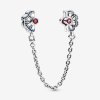Corrente de Segurança Fã azul e rosa Pandora - 798163SRUMX Corrente de Segurança Fã azul e rosa Pandora - 798163SRUMX