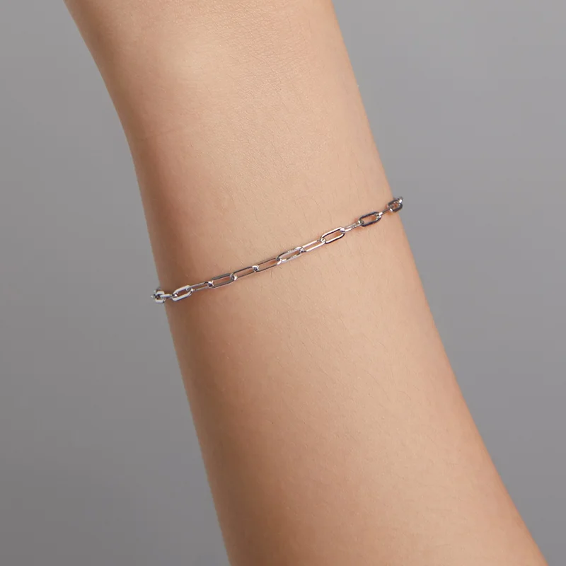 (imagem para) Pandora Style Basic Chain Bracelet - SCB221-A - Visualizar 7