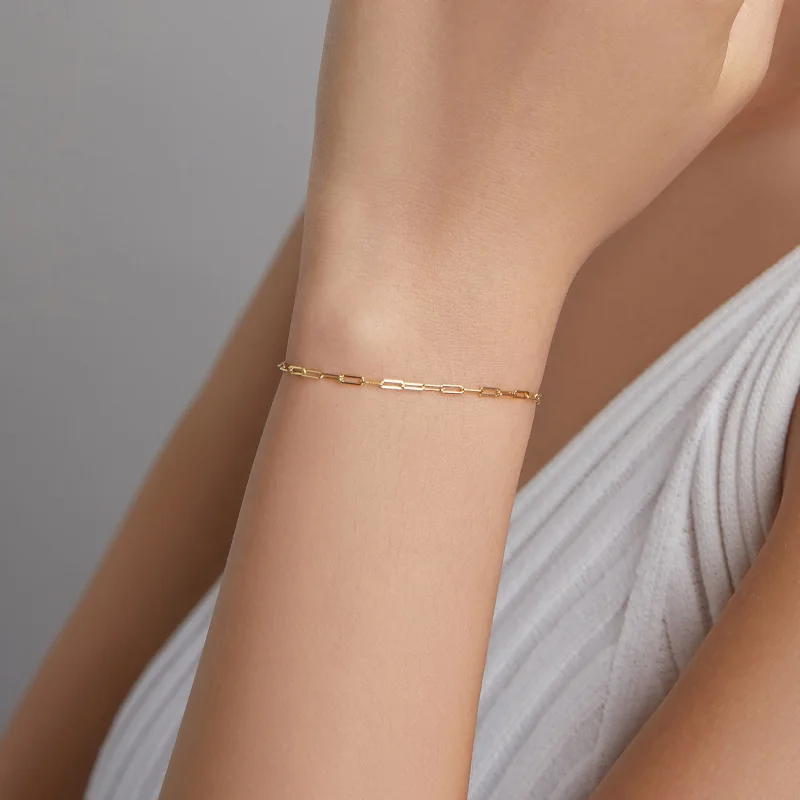 (imagem para) Pandora Style Basic Chain Bracelet - SCB221-B - Visualizar 5