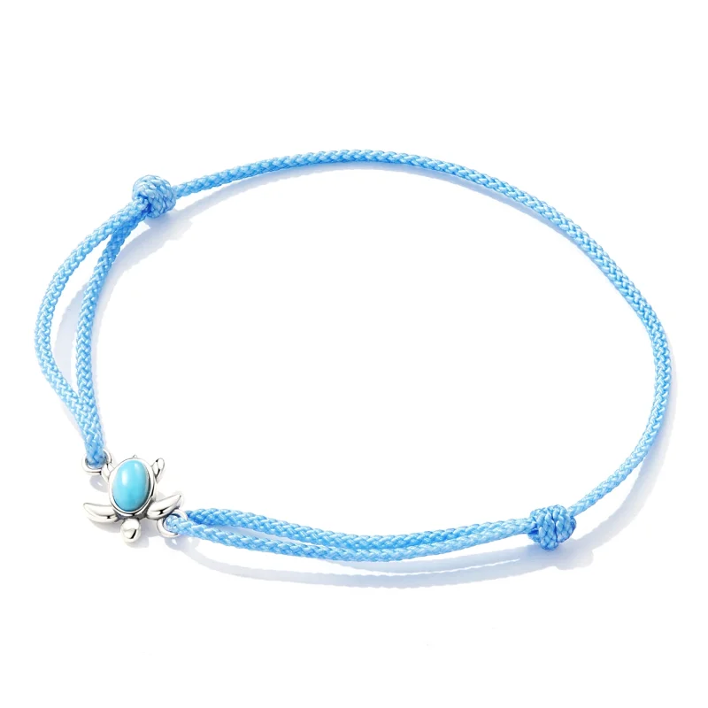 (imagem para) Pandora Style Blue Turtle Bracelet - SCB231 - Visualizar 4