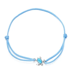 (imagem para) Pandora Style Blue Turtle Bracelet - SCB231