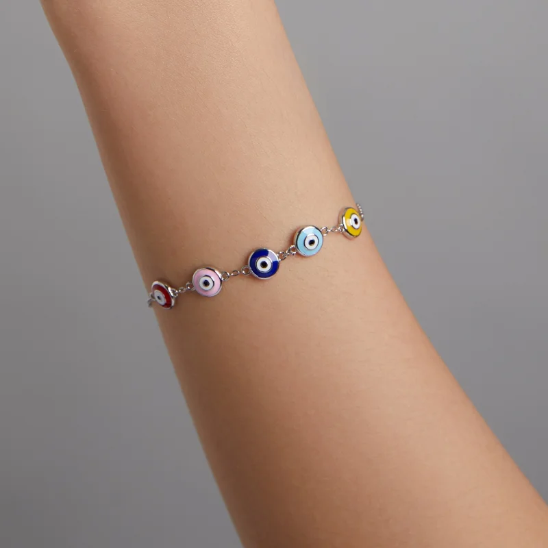 (imagem para) Pandora Style Guardian Eye Bracelet - SCB218 - Visualizar 6