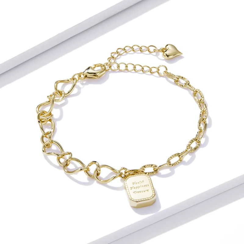 (imagem para) Pandora Style Health, Happiness, Treasure Bracelet - BSB070 - Visualizar 3