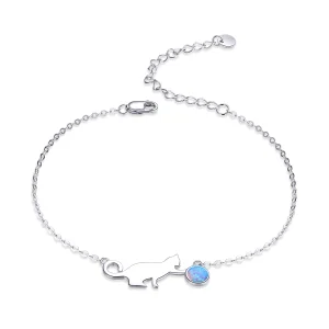 (imagem para) Pandora Style Opal Cat Bracelet - SCB175