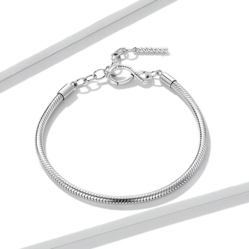 (imagem para) Pandora Style Simple and Infinite Bracelet - BSB085 - Visualizar 2
