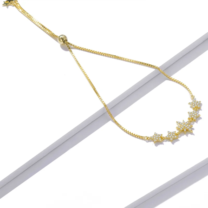 (imagem para) Pandora Style Starry Bracelet - BSB067 - Visualizar 4