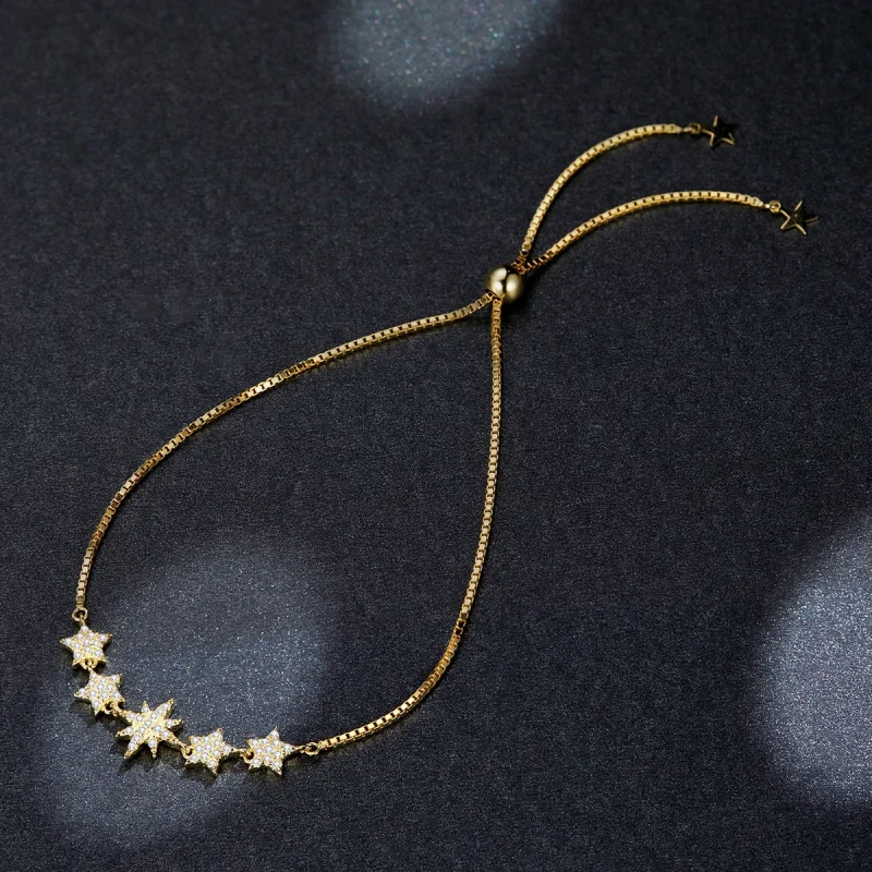 (imagem para) Pandora Style Starry Bracelet - BSB067 - Visualizar 5