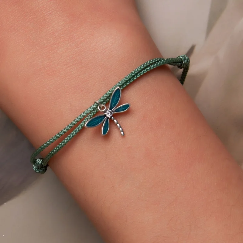 (imagem para) Pandora Style Summer Dragonfly Bracelet - SCB237 - Visualizar 5