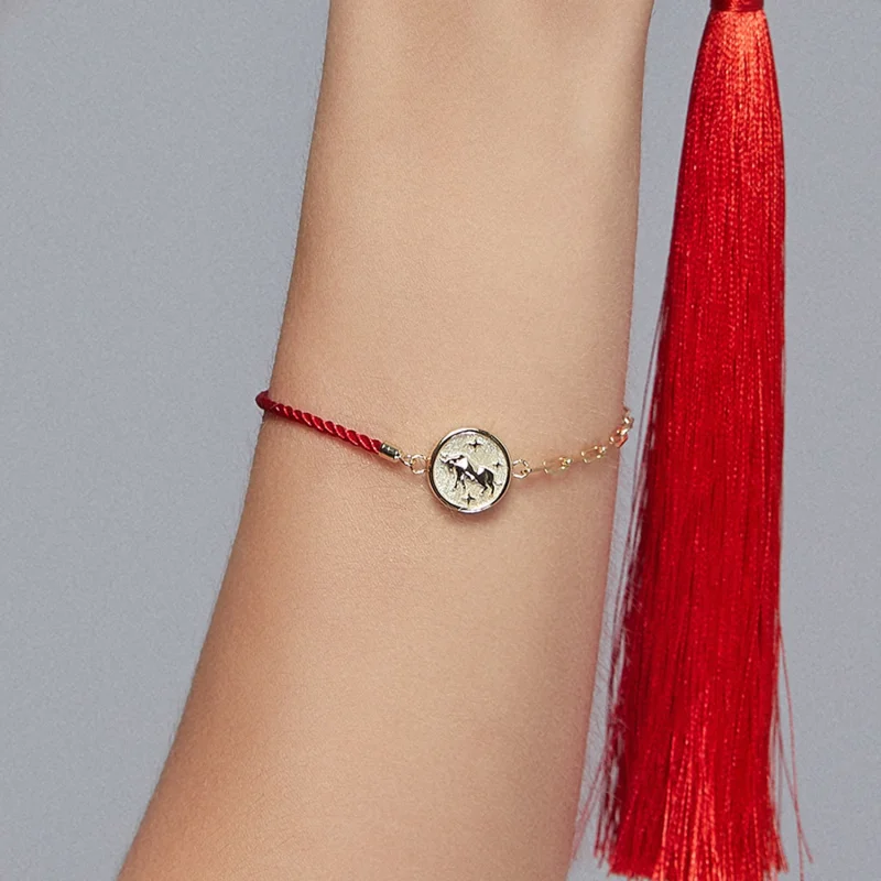 (imagem para) Pandora Style Taurus Bracelet - BSB075 - Visualizar 4