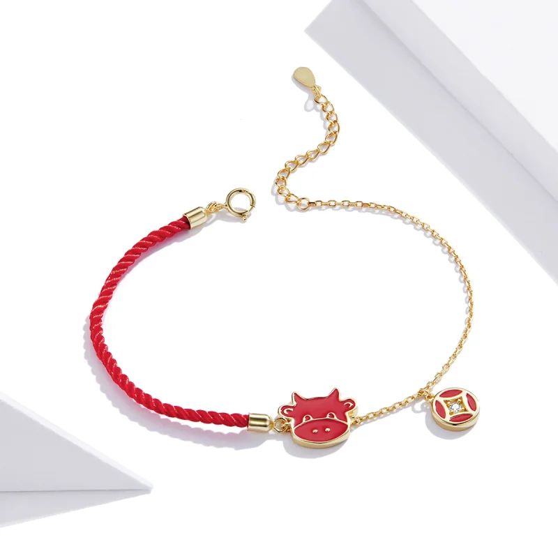 (imagem para) Pandora Style Taurus Bracelet - SCB207 - Visualizar 2