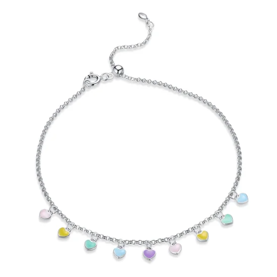 (imagem para) Pulseira Amor arco-íris estilo Pandora - SCT020