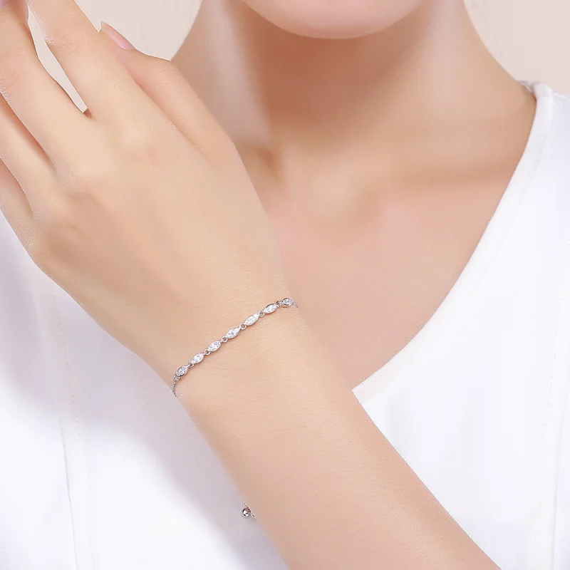 (imagem para) Pulseira Beleza da simplicidade estilo Pandora - SCB086 - Visualizar 2