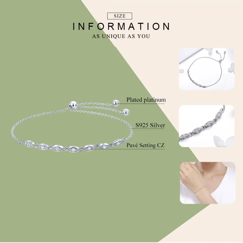 (imagem para) Pulseira Beleza da simplicidade estilo Pandora - SCB086 - Visualizar 5