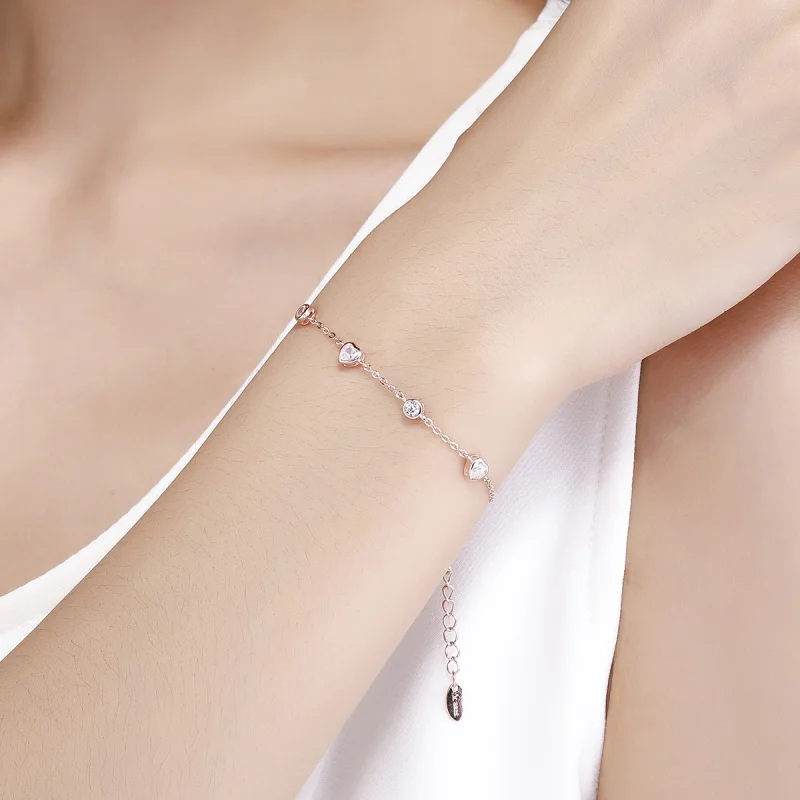 (imagem para) Pulseira Beleza da simplicidade estilo Pandora - SCB097 - Visualizar 2