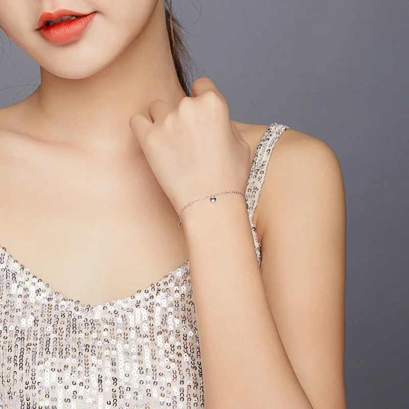 (imagem para) Pulseira Coração apaixonado estilo Pandora - SCB191 - Visualizar 5