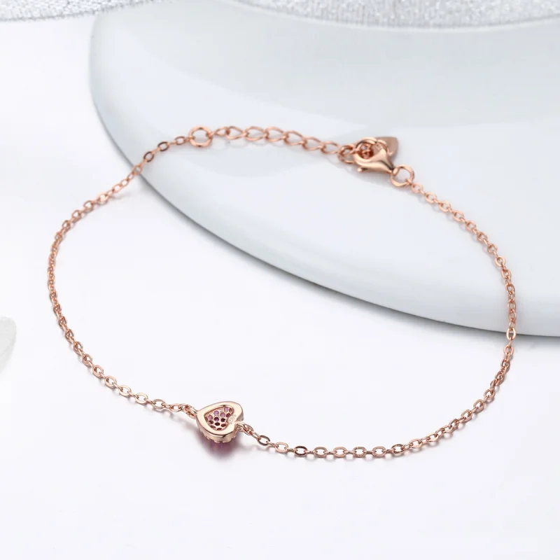 (imagem para) Pulseira Coração Elegante estilo Pandora - SCB050 - Visualizar 5