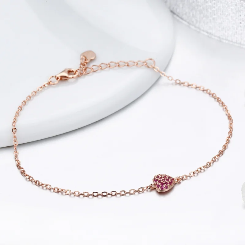 (imagem para) Pulseira Coração Elegante estilo Pandora - SCB050 - Visualizar 6