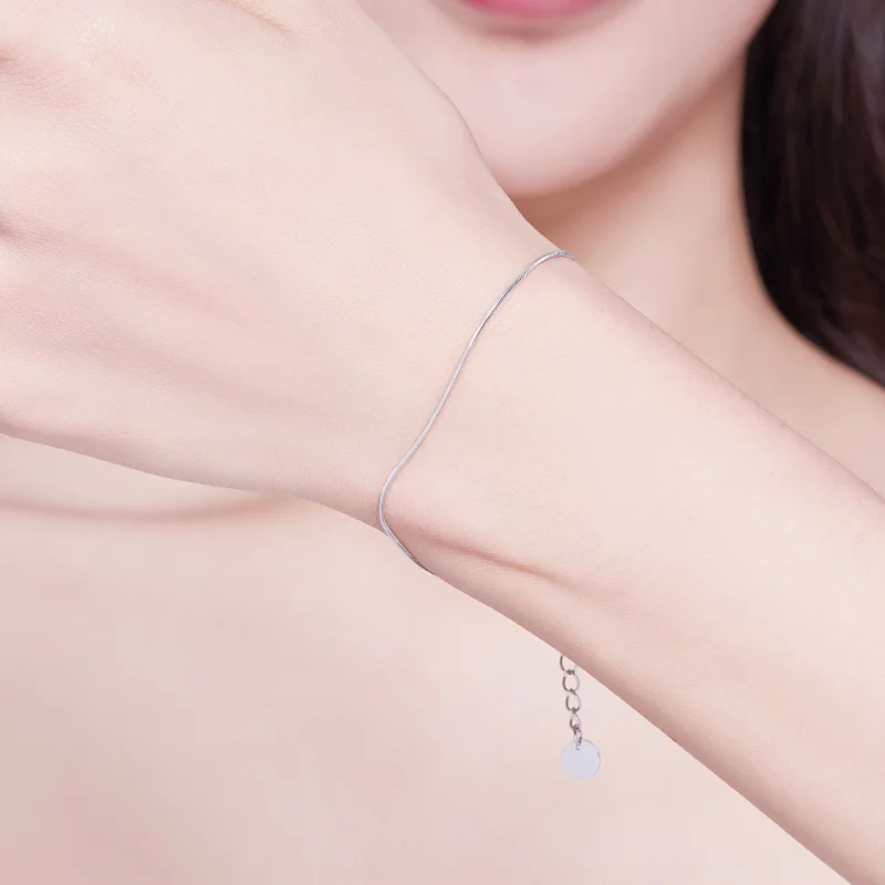 (imagem para) Pulseira Corrente de cobra estilo Pandora - SCB153 - Visualizar 2