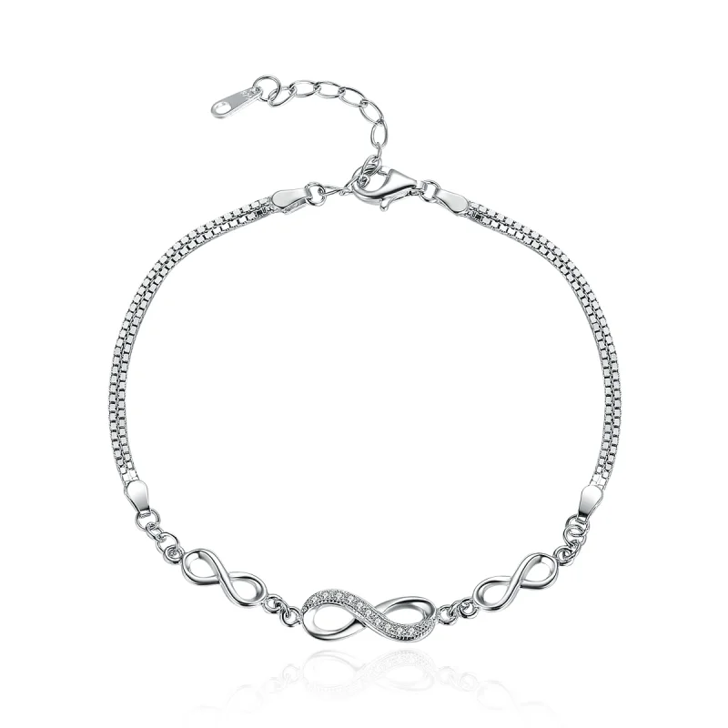 (imagem para) Pulseira Elegância sem fim estilo Pandora - SCB037