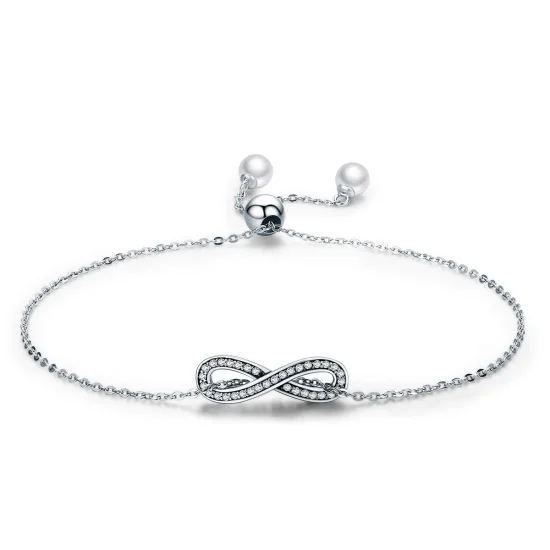 (imagem para) Pulseira Elegância sem fim estilo Pandora - SCB056