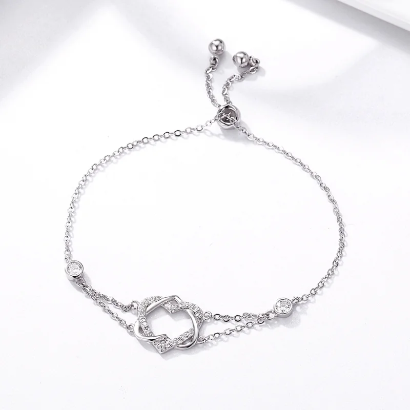 (imagem para) Pulseira Love Cardiogram estilo Pandora - SCB022 - Visualizar 4