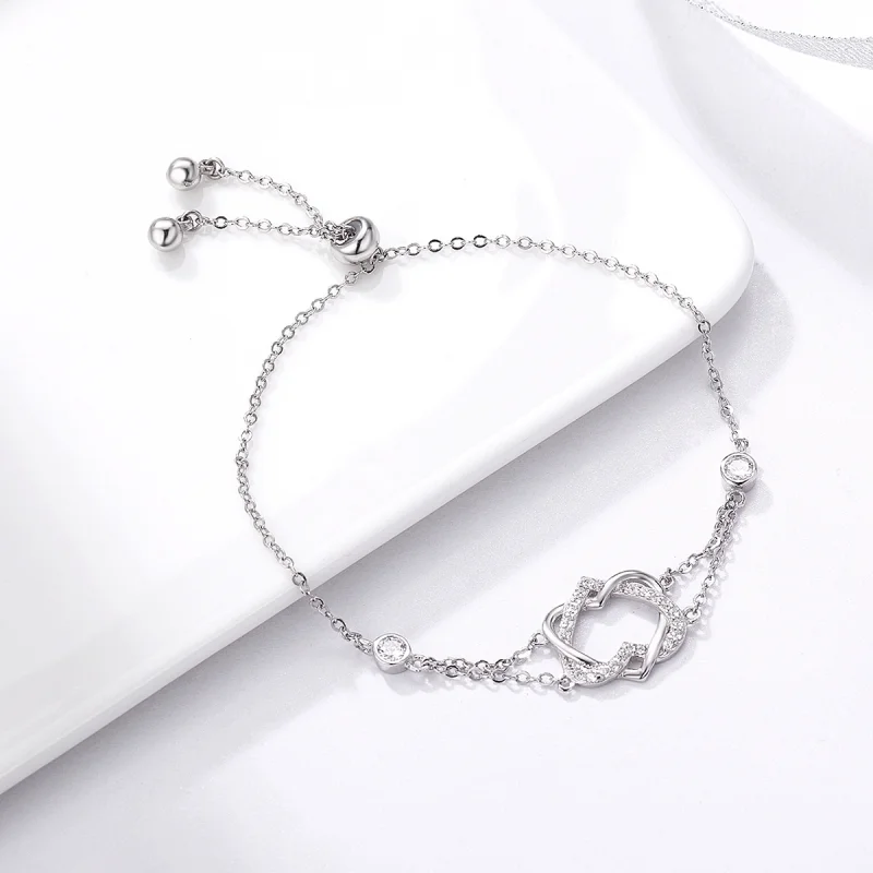 (imagem para) Pulseira Love Cardiogram estilo Pandora - SCB022 - Visualizar 6