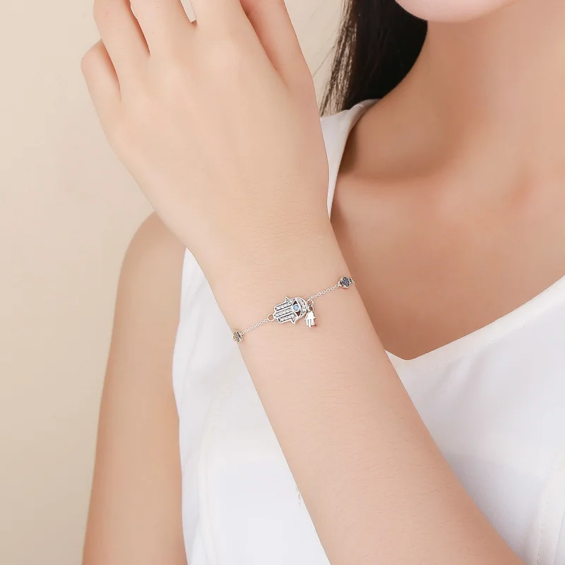 (imagem para) Pulseira Mão de Fátima life Pandora - SCB079 - Visualizar 2