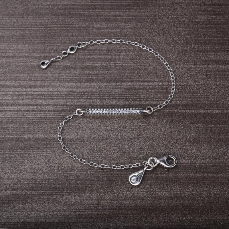 (imagem para) Pulseira Corações de PANDORA - 590513CZ - Visualizar 2