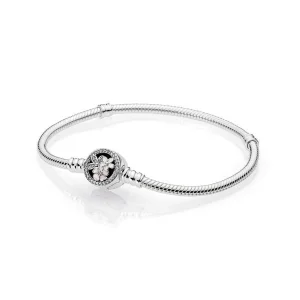 (imagem para) Pulseira PANDORA Crie & Combine Poesia das Flores - 590744CZ