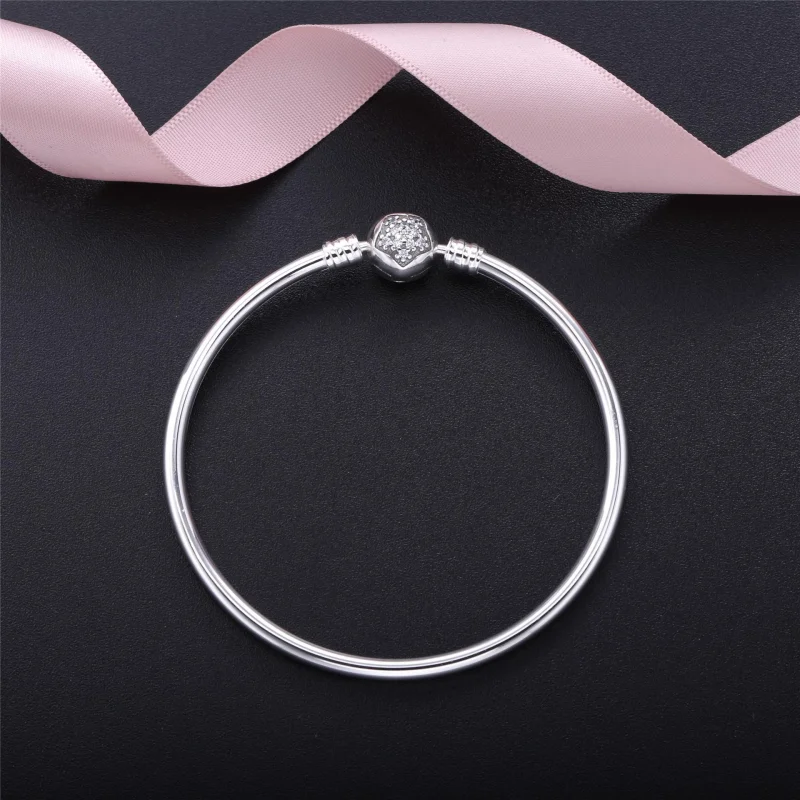 (imagem para) Bracelete Pandora Rígido de prata Pentágono - Visualizar 2