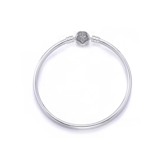 (imagem para) Bracelete Pandora Rígido de prata Pentágono