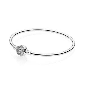 (imagem para) Bracelete PANDORA Rígido - A Bela e a Fera - 590748CZ