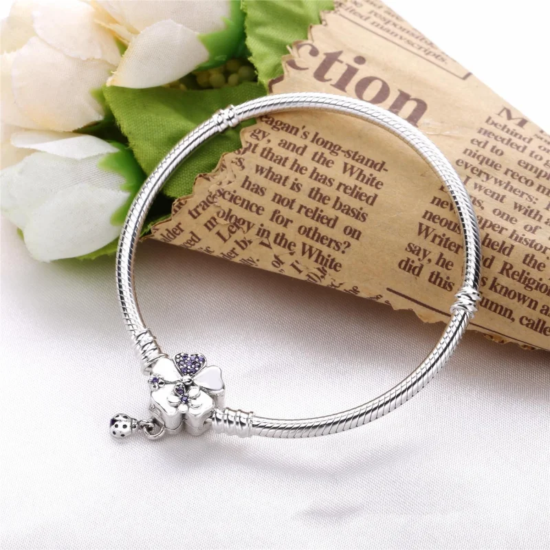 (imagem para) Pulseira PANDORA Crie & Combine - Flores Silvestres - 597124NLC - Visualizar 3